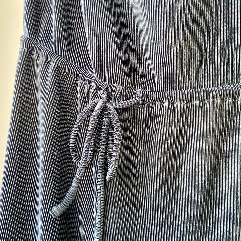 Dance & Marvel Black Wide Leg Jumpsuit Palazzo Tie Waist L - Picture 10 of 11